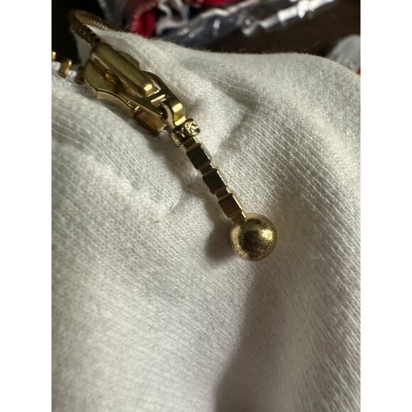 J jm  DEUTSCHLAND Half-Zip Pullover Sweatshirt German National Emblem S L White - Picture 13 of 15